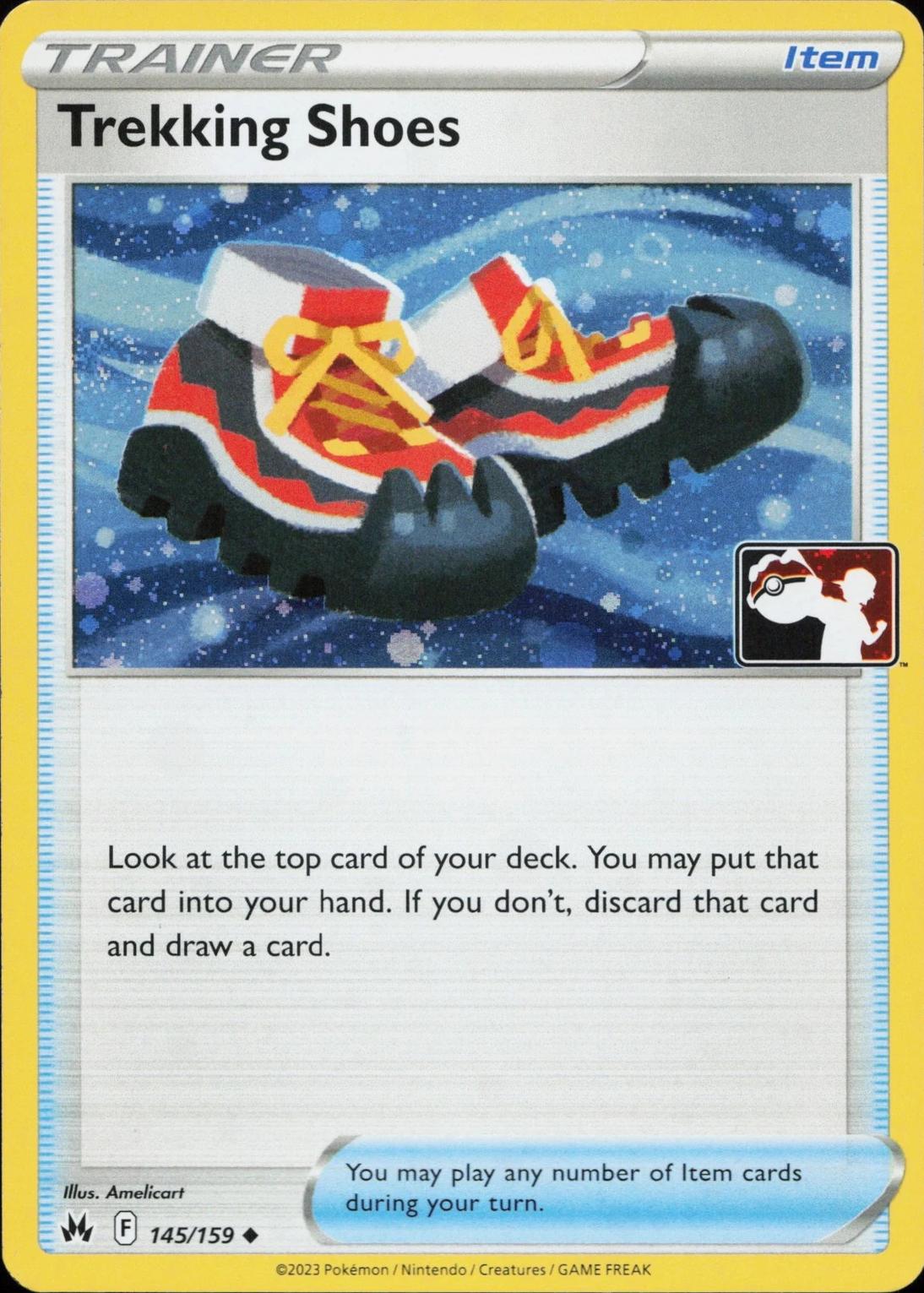 Crown Zenith Trekking Shoes [Prize-Pack-Cosmos-Holo] Pokémon card